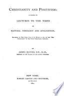 Christianity and Positivism by James McCosh book cover