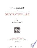 The Claims of Decorative Art by Walter Crane book cover