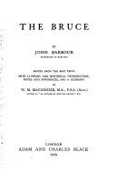 The Bruce by John Barbour book cover