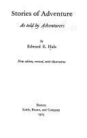 Stories of Adventure by Edward Everett Hale (Sr.) book cover