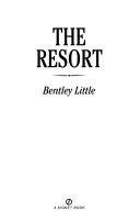 The Resort by Bentley Little book cover