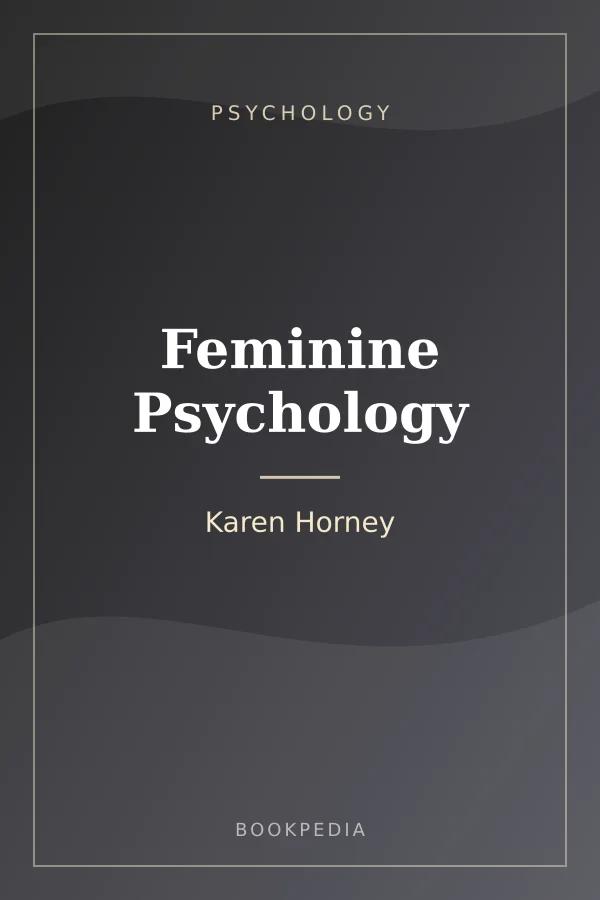 Feminine Psychology by Karen Horney - Psychology book cover