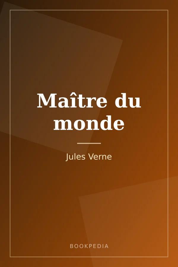 Maître du monde by Jules Verne book cover