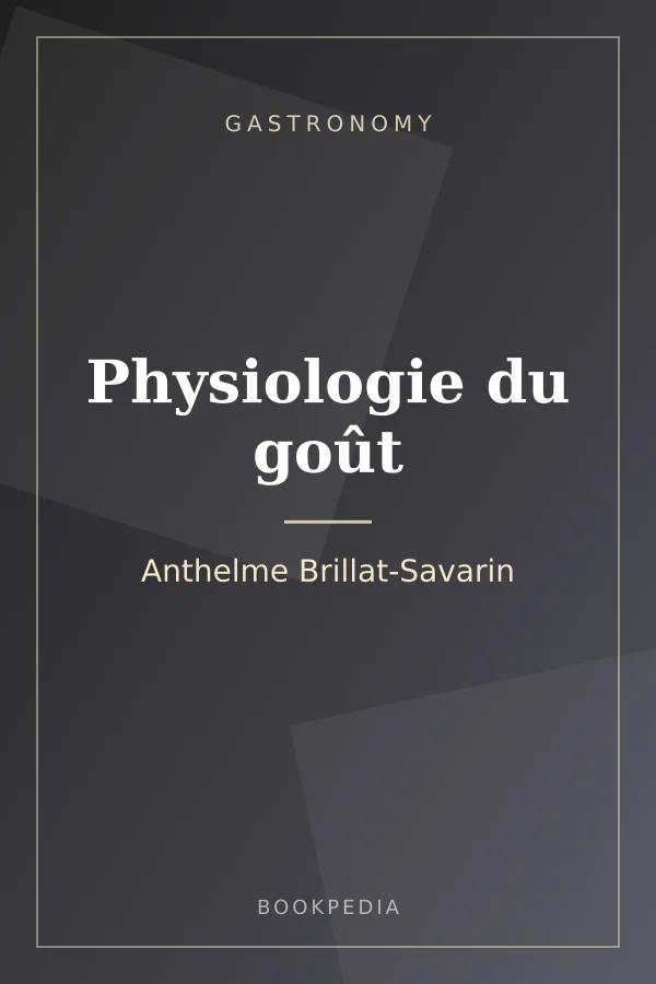 Physiologie du goût