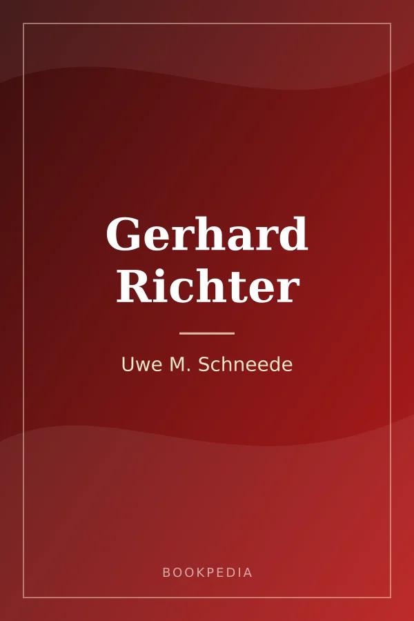 Gerhard Richter by Uwe M. Schneede book cover