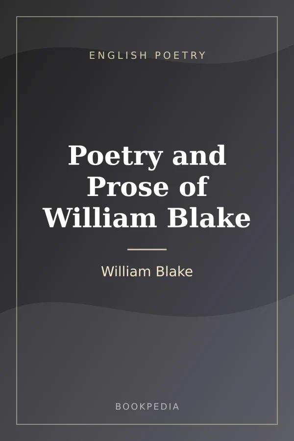 Poetry and Prose of William Blake by William Blake book cover