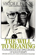 The Will to Meaning cover